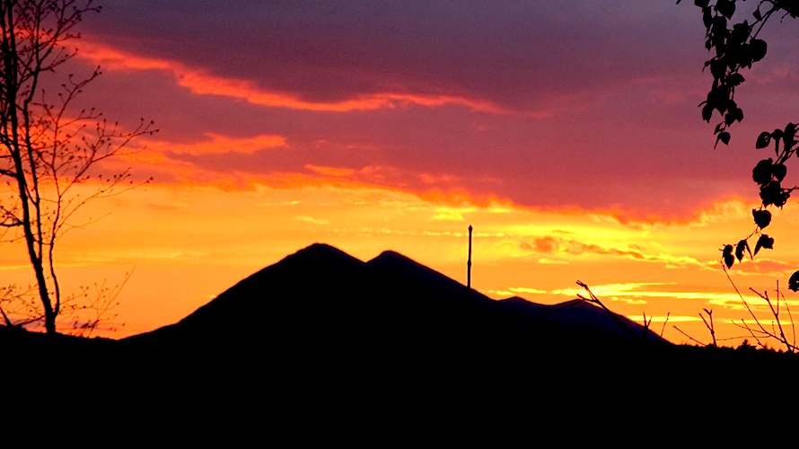 Sunset :: Harrison's Pierce Pond Camps