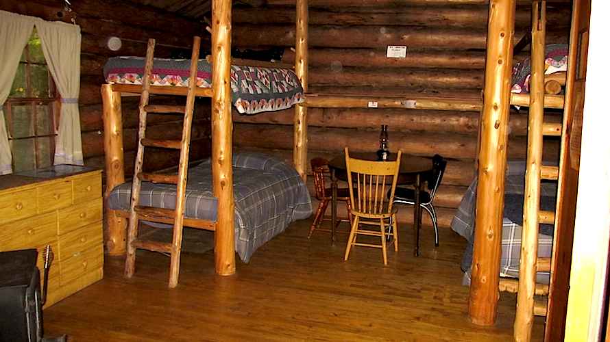 Inside a Cabin :: Harrison's Pierce Pond Camps